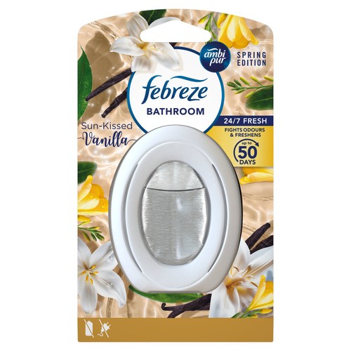 Febreze Single Bathroom Air Freshener Sun-Kissed Vanilla thumbnail 2