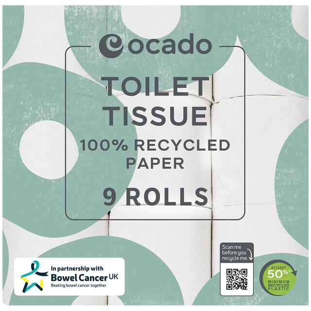 Ocado 100% Recycled Paper Toilet Tissue