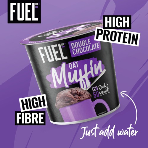FUEL 10K Chocolate Oat Muffin Protein Snack Pot thumbnail 4