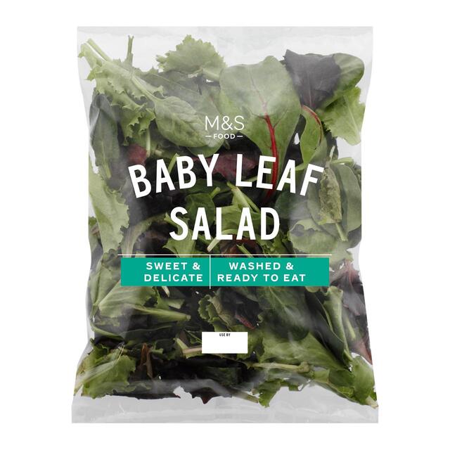 M&S Baby Leaf Salad Washed & Ready to Eat thumbnail 2