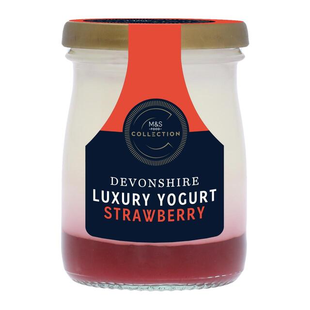 M&S Devonshire Luxury Strawberry Yogurt