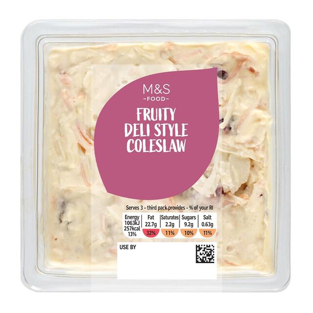 M&S Fruity Deli Style Coleslaw thumbnail 2