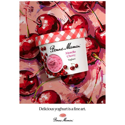 Bonne Maman Morello Cherry Yoghurt thumbnail 2