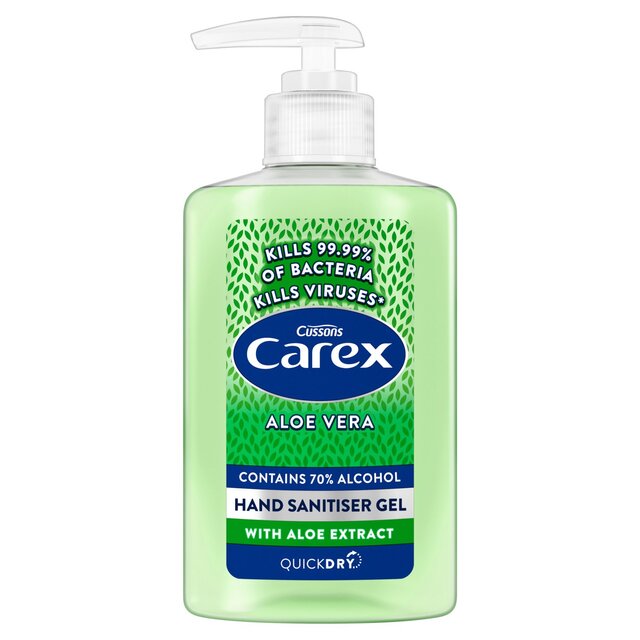 Carex Aloe Vera Antibacterial Hand Sanitiser Gel thumbnail 2