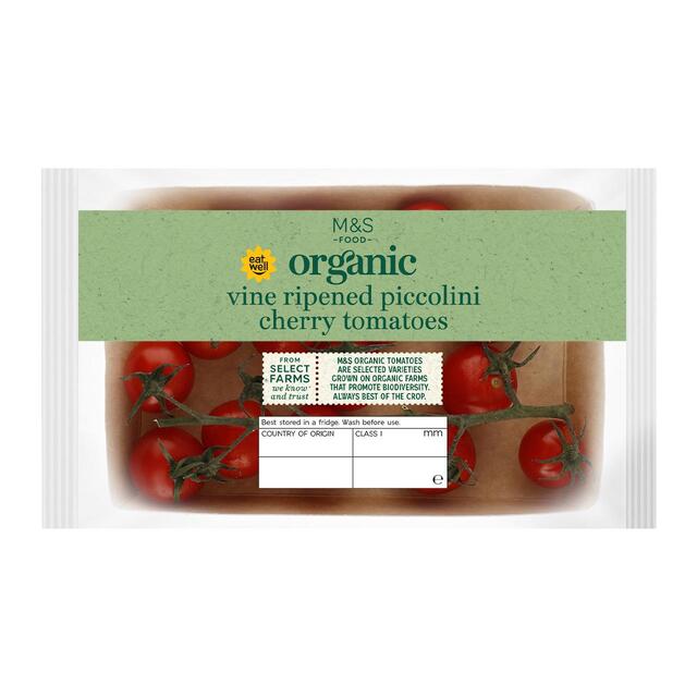 M&S Organic Piccolini Cherry Tomatoes Vine Ripened thumbnail 2