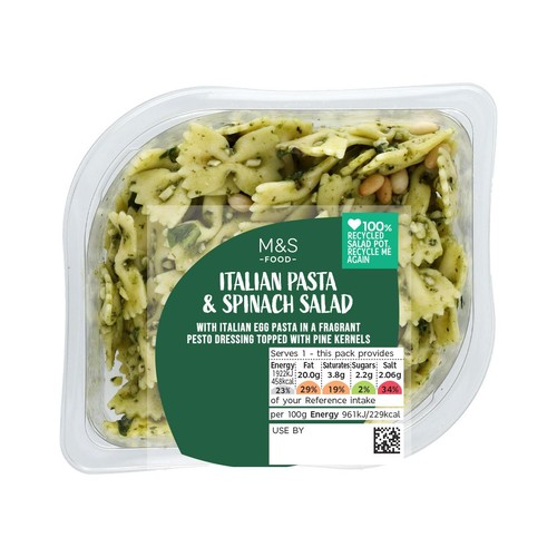 M&S Italian Pasta & Spinach Salad thumbnail 2