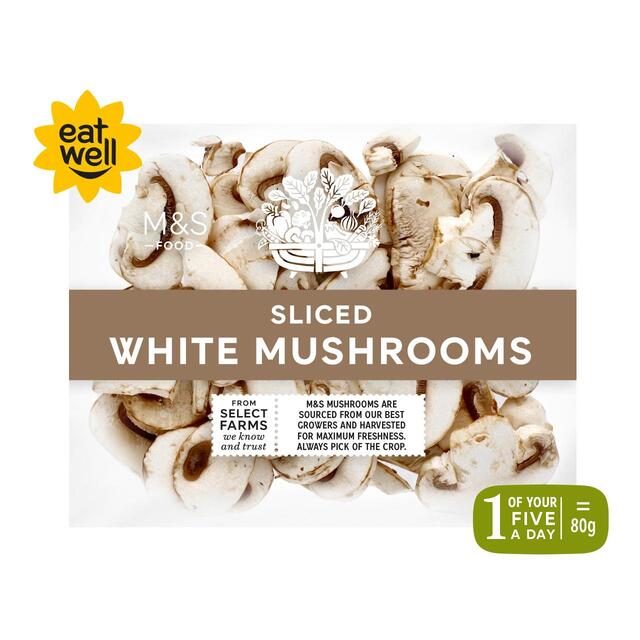 M&S Sliced White Mushrooms