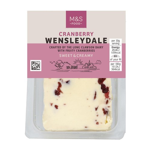 M&S Cranberry Wensleydale thumbnail 2