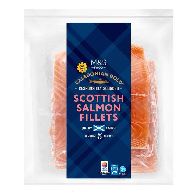 M&S Scottish Skin On Salmon Fillets