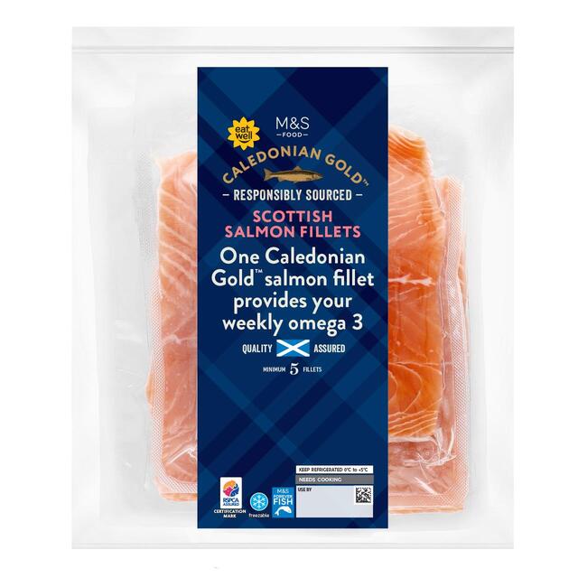 M&S Scottish Skin On Salmon Fillets thumbnail 2