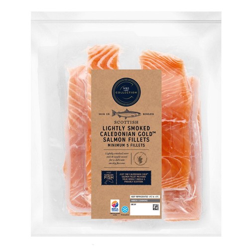 M&S Collection Kiln Smoked Salmon Fillets thumbnail 2