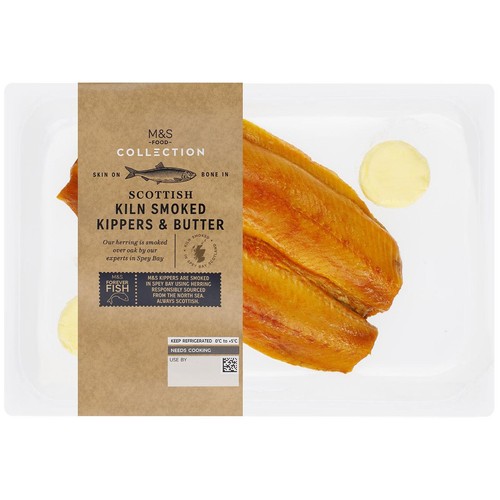 M&S Scottish Kiln Smoked Kippers & Butter