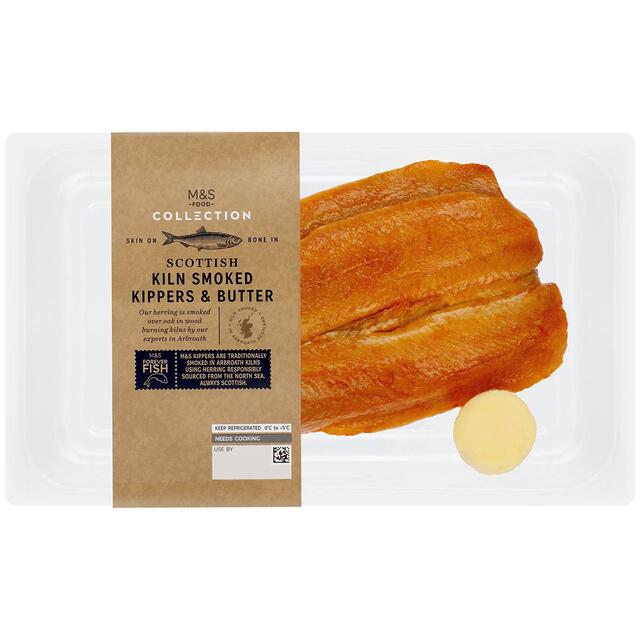 M&S Collection Scottish Kiln Smoked Kippers & Butter thumbnail 2