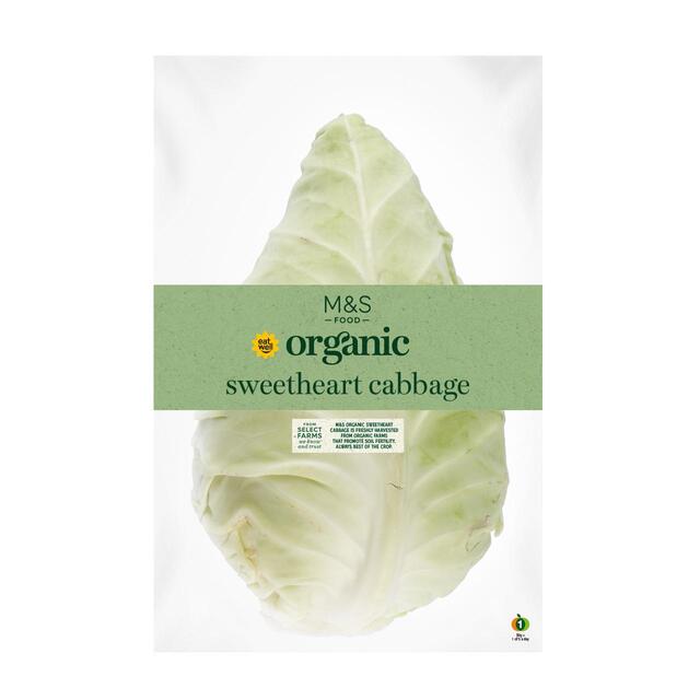 M&S Organic Sweet Heart Cabbage