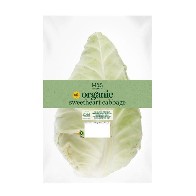 M&S Organic Sweet Heart Cabbage thumbnail 2