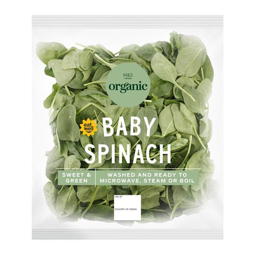 M&S Organic Spinach thumbnail 2