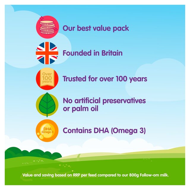 Cow & Gate 2 Follow On Baby Milk Formula Powder 6-12 Months Big Pack thumbnail 5