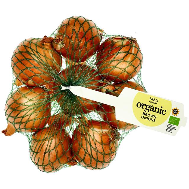 M&S Organic Brown Onions