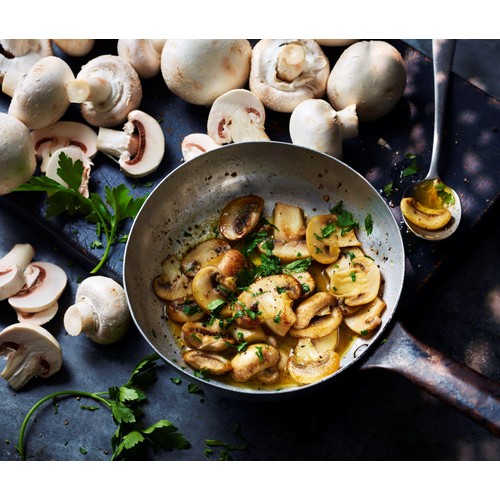 M&S British White Mushrooms thumbnail 2