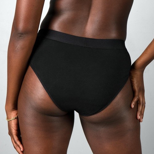 WUKA Bikini Brief Period Pants Medium Flow, Black M thumbnail 5