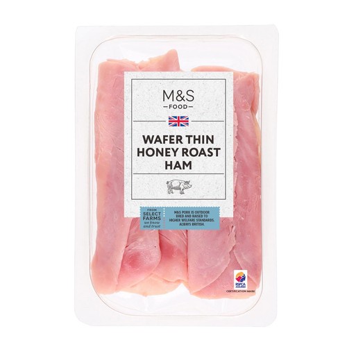 M&S British Honey Roast Ham Wafer Thin