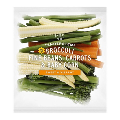 M&S Baby Corn & Mixed Vegetable Selection