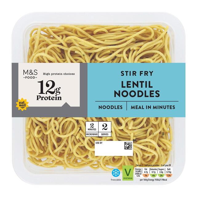 M&S High Protein Lentil Noodles with Turmeric thumbnail 2