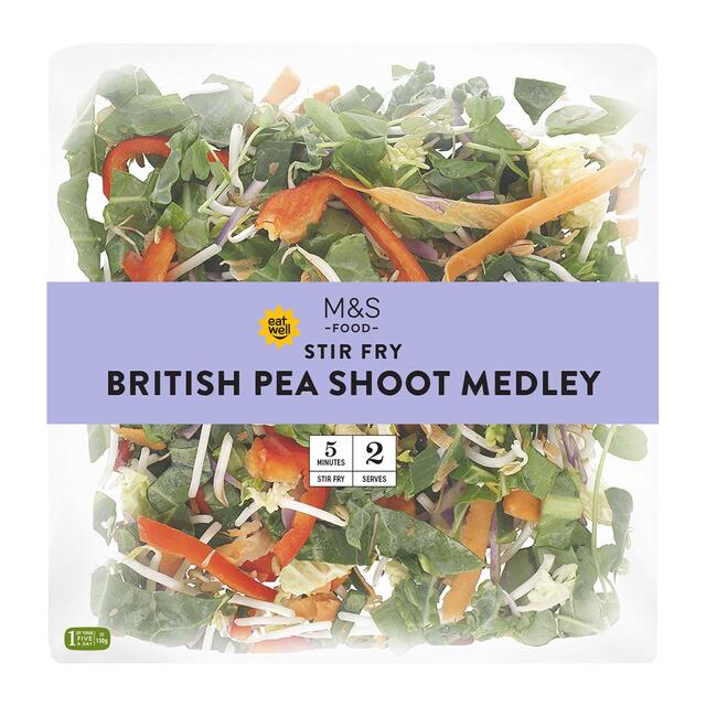 M&S British Pea Shoot Stir Fry