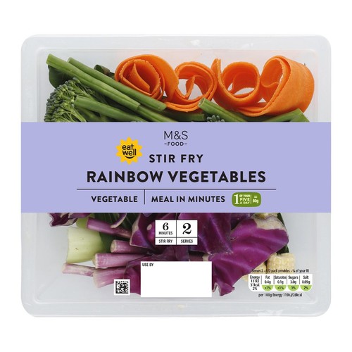 M&S Rainbow Mixed Vegetable Stir Fry thumbnail 2