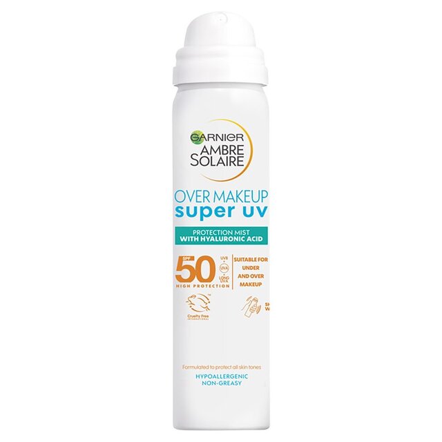 Garnier Ambre Solaire Over Makeup Super UV Protection Mist SPF50 thumbnail 2