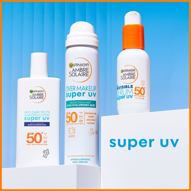 Garnier Ambre Solaire Over Makeup Super UV Protection Mist SPF50 thumbnail 5