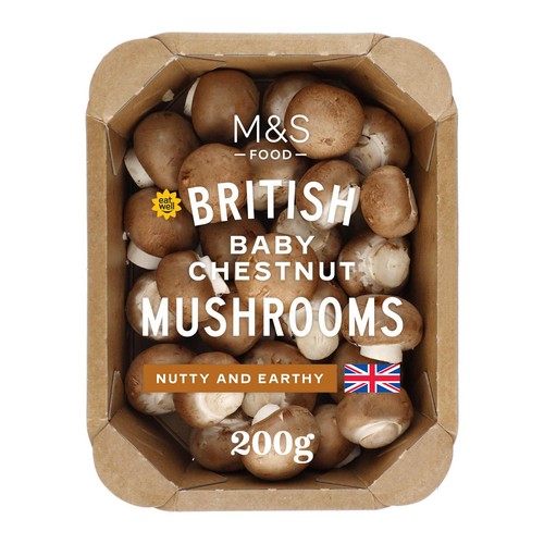 M&S Baby Chestnut Vitamin D Mushrooms