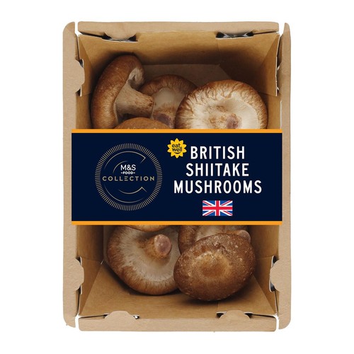 M&S British Shiitake Mushrooms