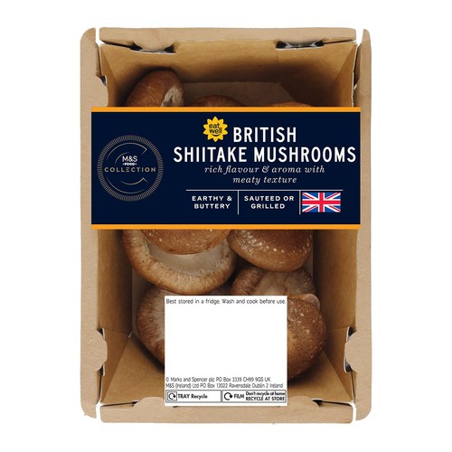 M&S British Shiitake Mushrooms thumbnail 2