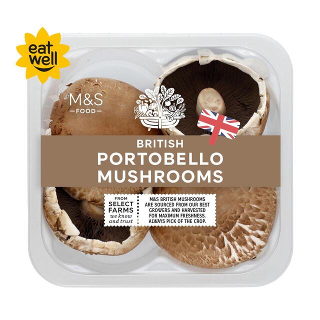 M&S British Portobello Mushrooms