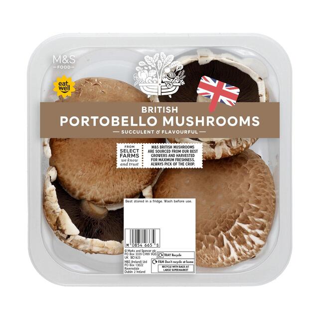 M&S British Portobello Mushrooms thumbnail 2