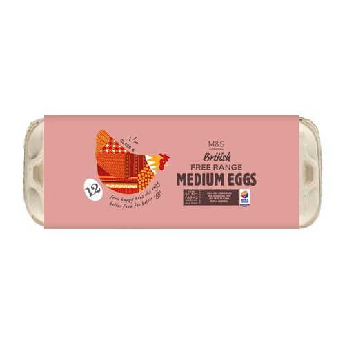 M&S Free Range Medium Eggs thumbnail 2