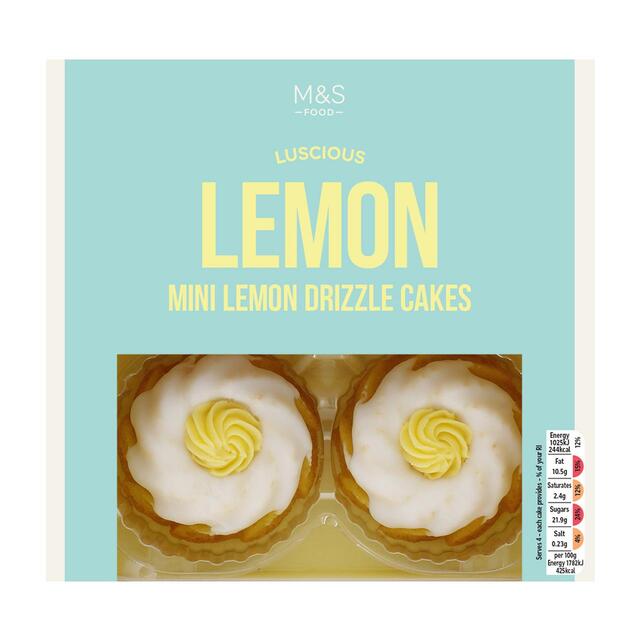 M&S Mini Lemon Drizzle Cakes thumbnail 2