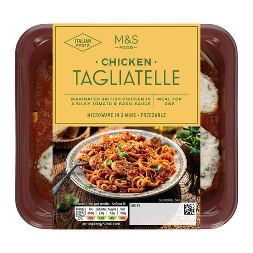 M&S Chicken Tagliatelle Serves 1 thumbnail 3