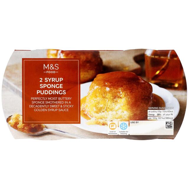 M&S Syrup Sponge Puddings