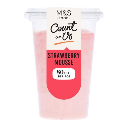 M&S Count On Us Strawberry Mousse