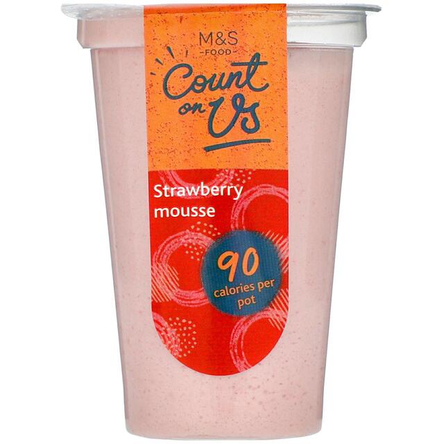 M&S Count On Us Strawberry Mousse