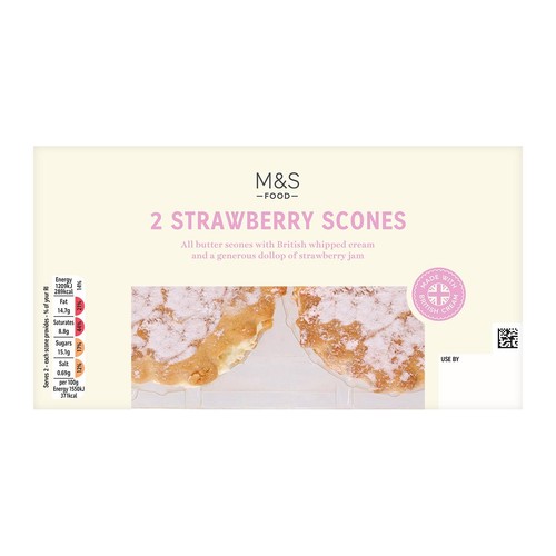 M&S 2 Strawberry Scones thumbnail 2