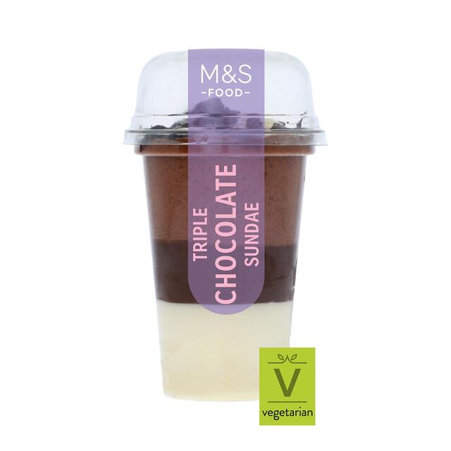 M&S Triple Chocolate Sundae