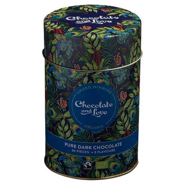 Chocolate and Love Rich Dark Tin Mixed Napolitains thumbnail 2