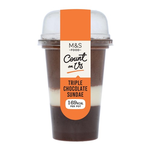 M&S Count On Us Triple Chocolate Sundae