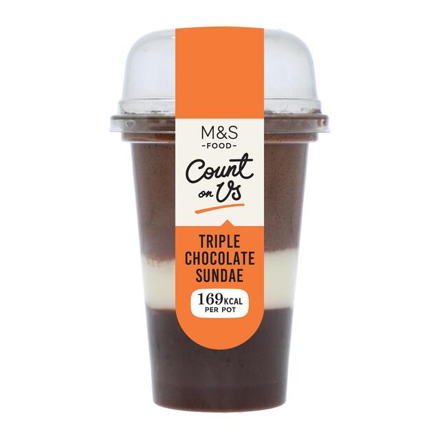 M&S Count On Us Triple Chocolate Sundae