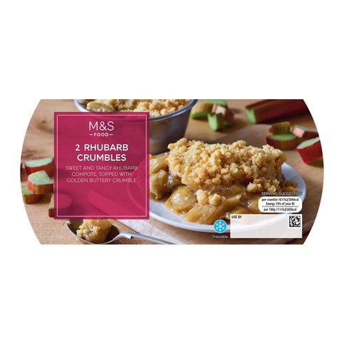M&S Rhubarb Crumbles thumbnail 2