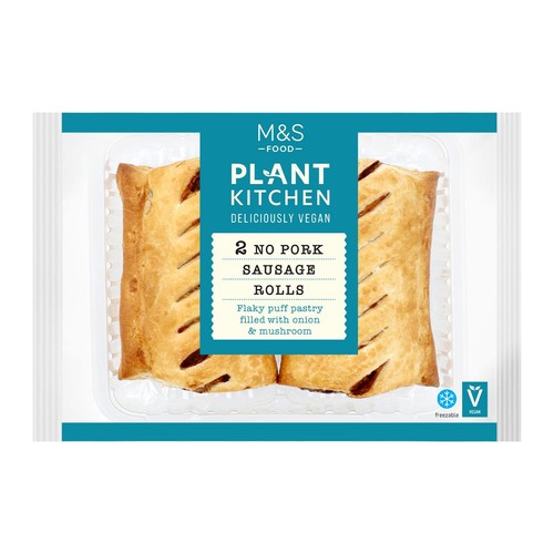 M&S Plant Kitchen Vegan No Pork Sausage Rolls