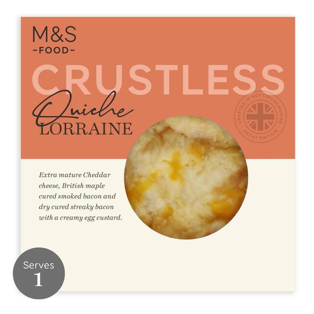 M&S Crustless Quiche Lorraine
